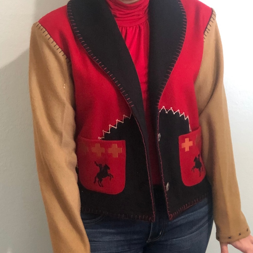 Valencia Wool Cropped Western Jacket